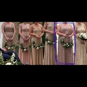 Sorella Vita Scalloped Art Deco Gown